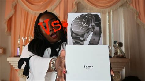 michael kors smartwatch vs apple watch 3